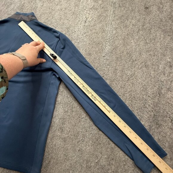 Greyson Siasconset 1/4 Zip Pullover Men M Blue Golf Performance Nylon Stretch - Picture 13 of 15